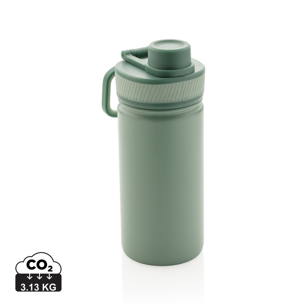 Bouteille sport isotherme publicitaire 550 ml Vert / Vert